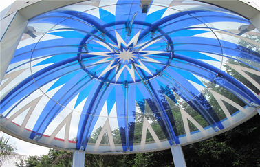 สีแฟลต / โค้งกระจกนิรภัยสำหรับ Skylight ตกแต่ง CE