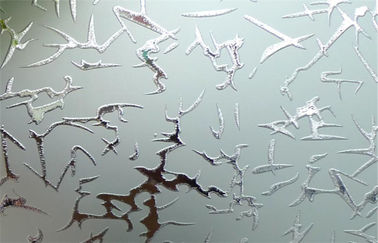 กรดแกะสลักลวดลายกระจกนิรภัยสำหรับ Frosted CE ตกแต่ง