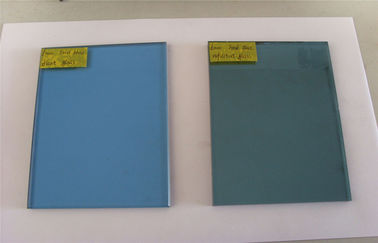 แผงฟอร์ดสีฟ้าแก้วสำหรับประตู / หน้าต่างที่มีการอนุมัติ CE CCC