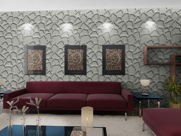 แฟชั่น Wall Art 3D Living Wallpaper ในห้องพัก, โมเดิร์น 3 มิติผนังแผงสำหรับโซฟาพื้นหลัง